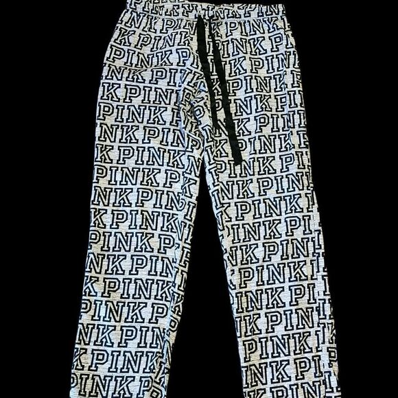 Victoria's Secret PINK Logo Pajama Pants - Picture 2 of 5